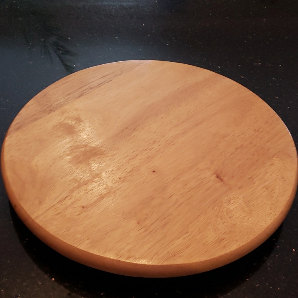 Wooden rotation tray